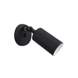 Remcraft 1101 Small Single Cylinder Sconce in Satin Black