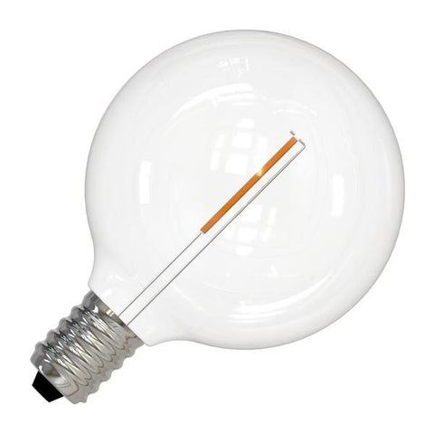LED G16 Clear Round Sputnik Globe Light Bulbs