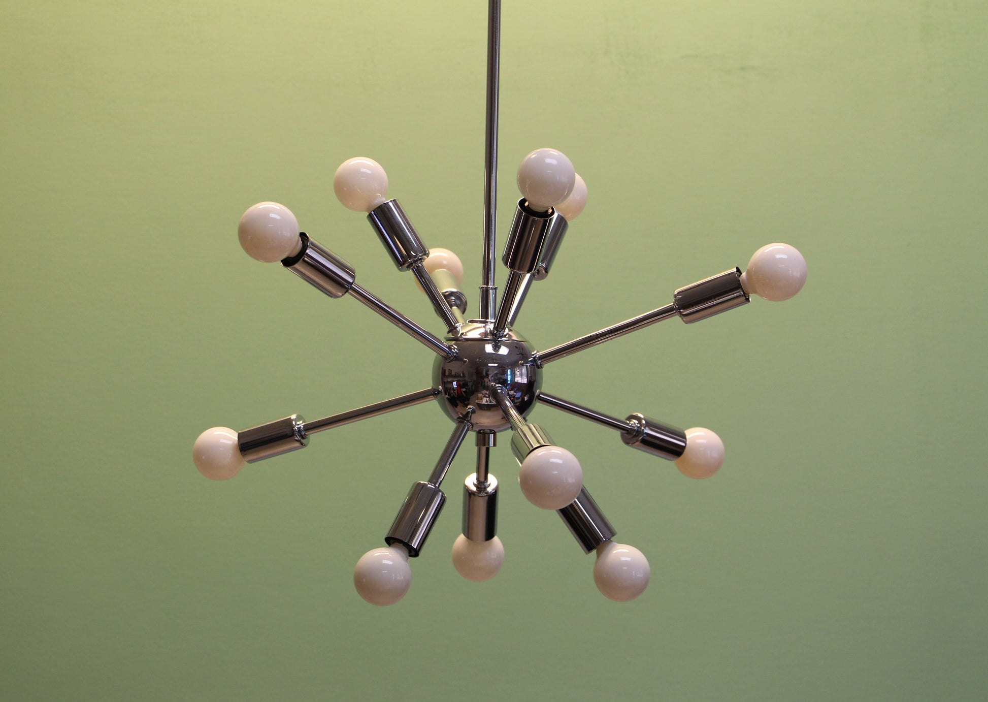 Baby Midround Sputnik Chandelier Chrome