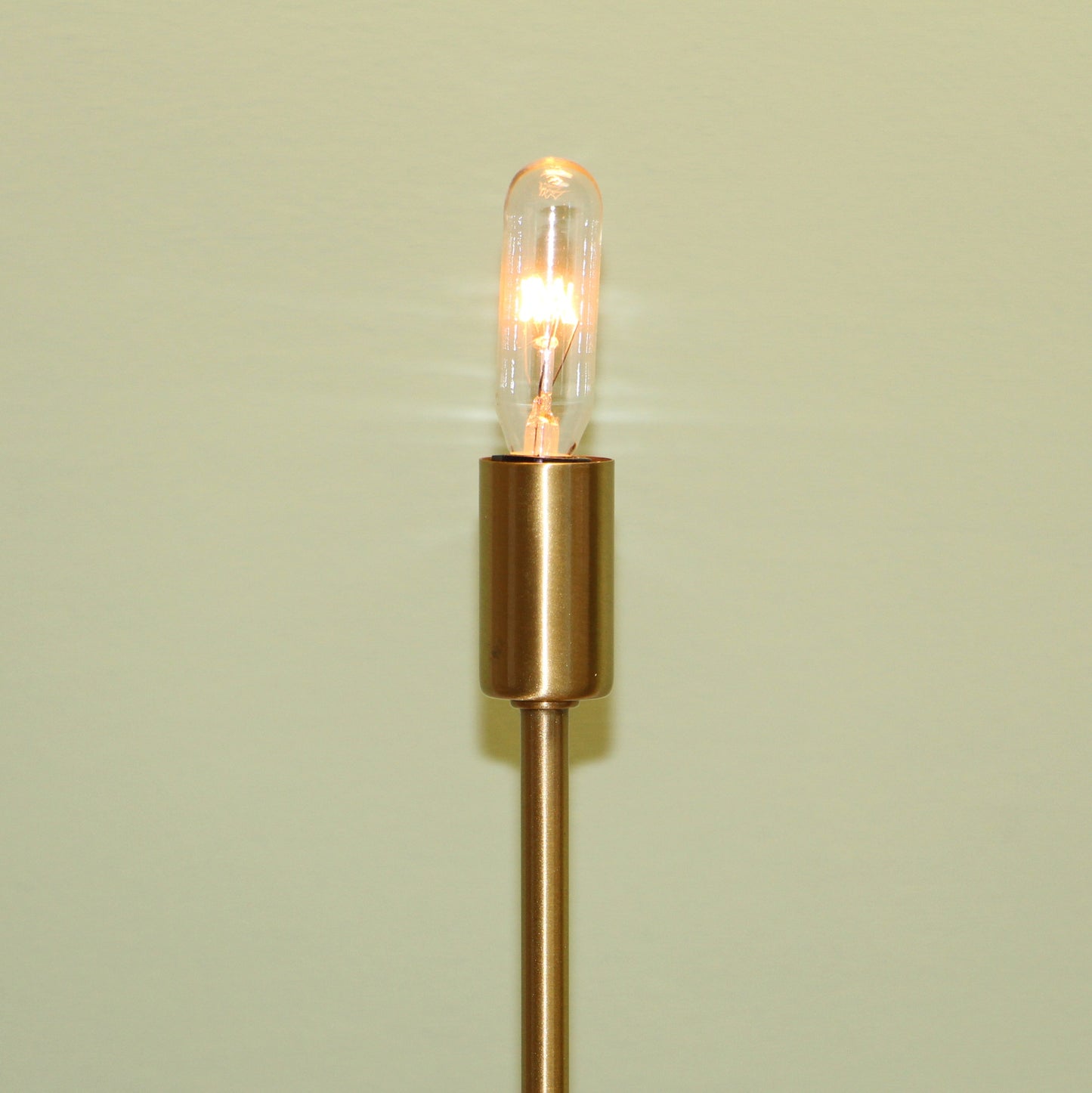 T6 Clear Tube Bulb E12 Candelabra-Base Lightbulb