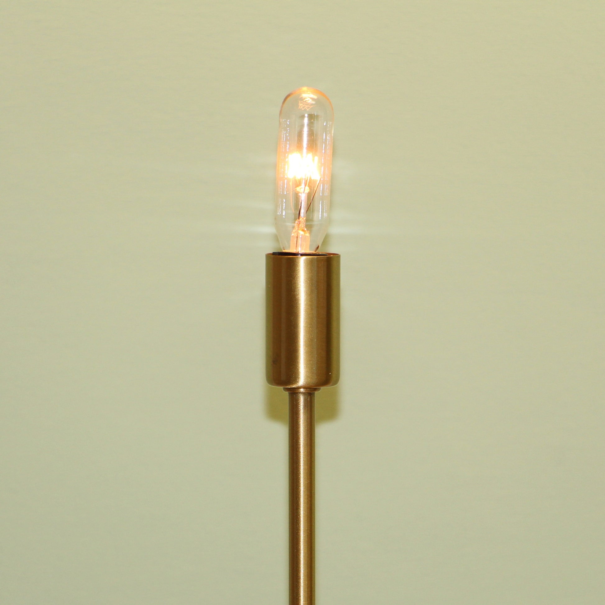 T6 Clear Tube Bulb E12 Candelabra-Base Lightbulb