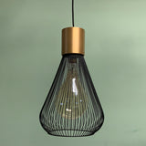 Freira Modern Cage Pendant by Lite Source