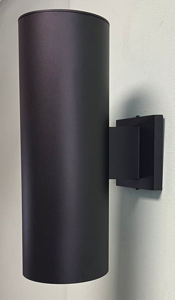 Up-Down Cylinder Exterior Wall Sconce - Retro Lighting by Practical Props