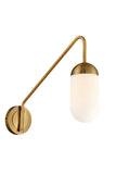 Firefly Swing-Arm Wall Sconce by Lite Source - Aged Gold