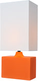 Kara Orange Modern Table Lamp