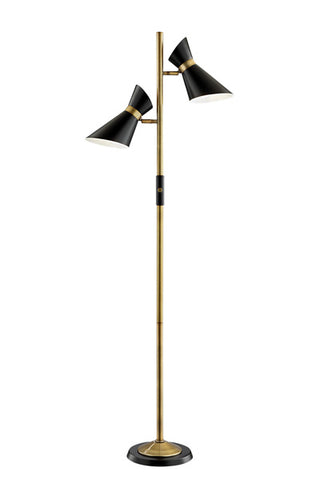 Jared Two-Light Modern Floor Lamp by Lite Source
