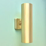 Remcraft 315 Exterior Up Down Wall Sconce in Satin Brass