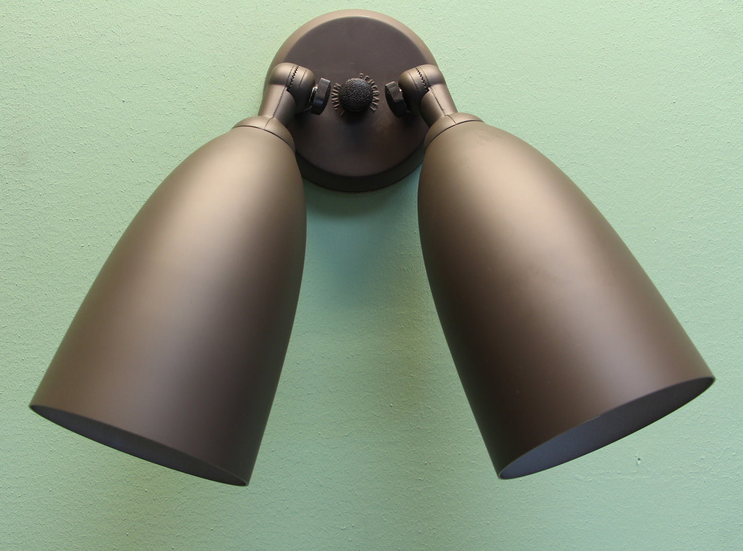 Remcraft 2076 Exterior Double Bullet Wall Sconce in Matte Bronze
