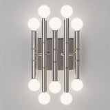 Meurice Modern 10-light Wall Sconce by Johnathan Adler in Polished Nickel