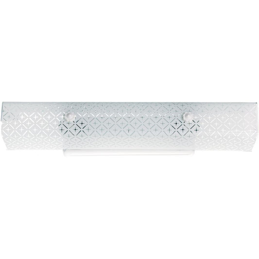 Retro 24" Channel Glass Bath Sconce - Midcentury Modern Lighting by Practical Props