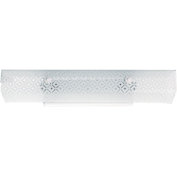 24" Patterned Channel Glass Sconce