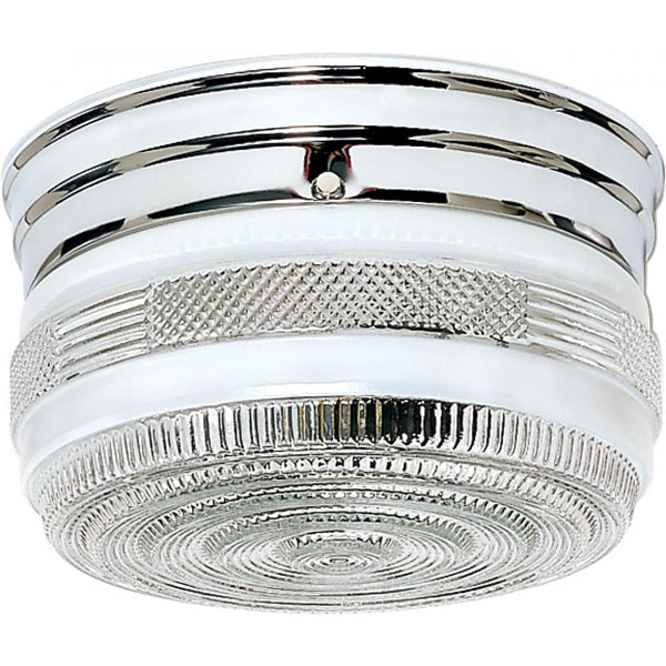 Retro Glass Flush Mount