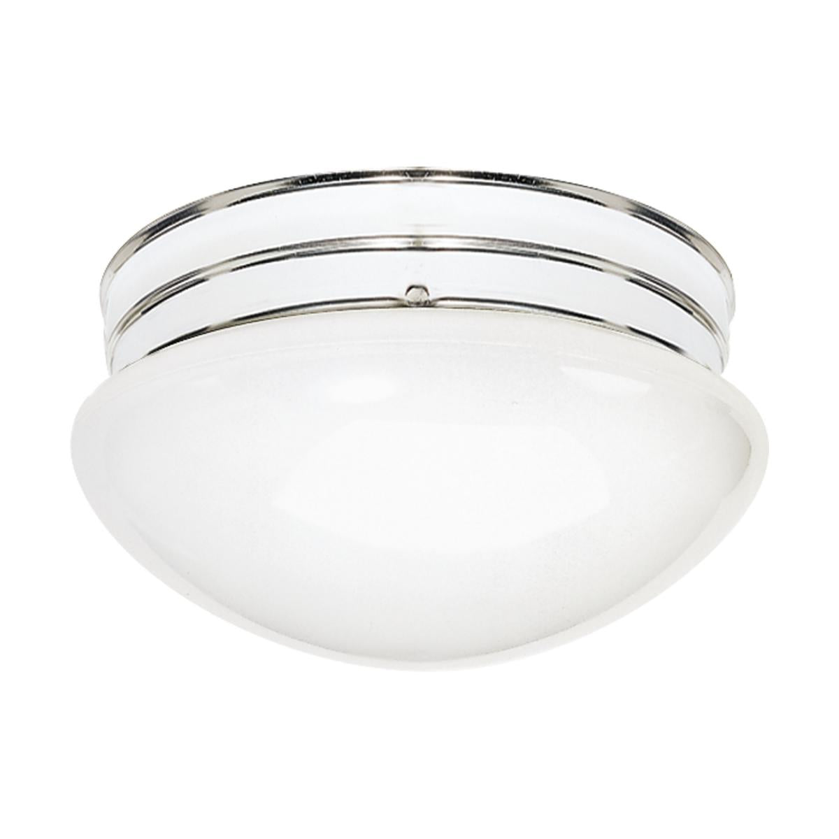 10" Mushroom Retro Glass Flush Mount