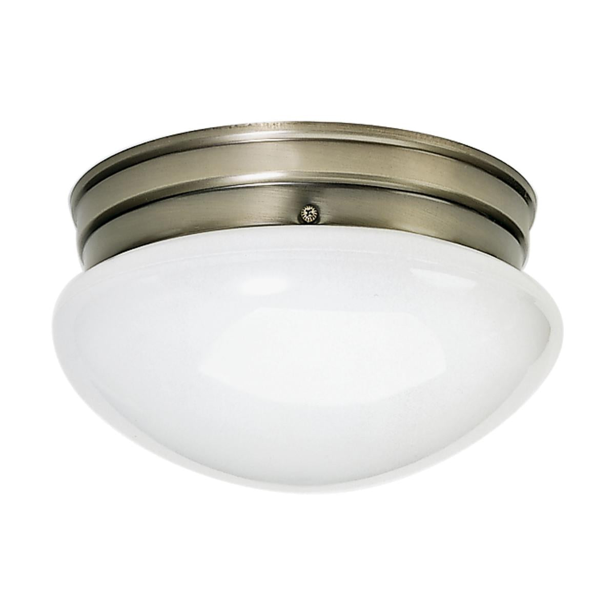 10" Mushroom Retro Glass Flush Mount