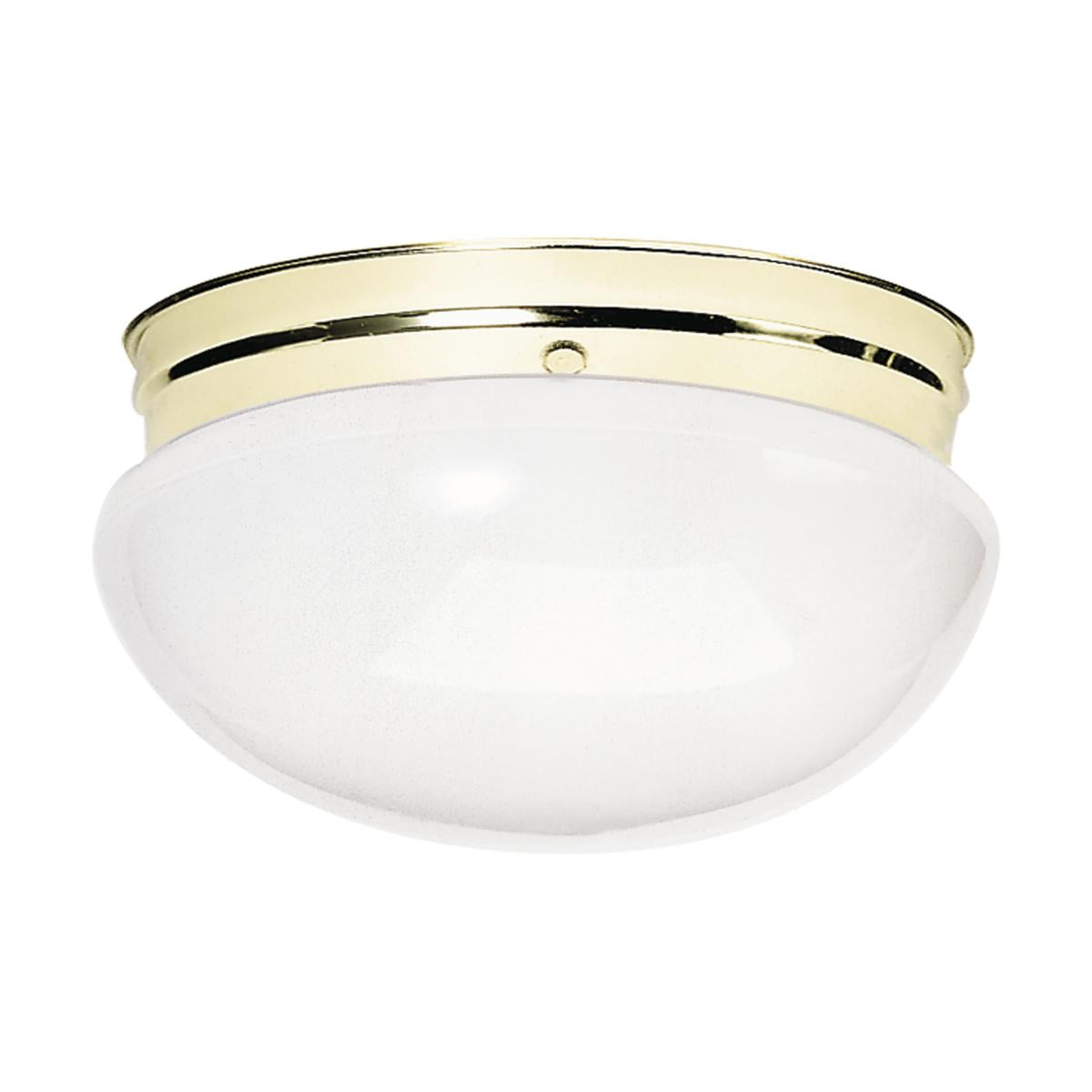12" Mushroom Retro Glass Flush Mount