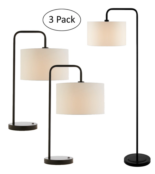 Orea Table + Floor Lamp Set