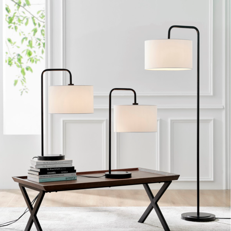 Orea Table Floor Lamp Set Practical Props