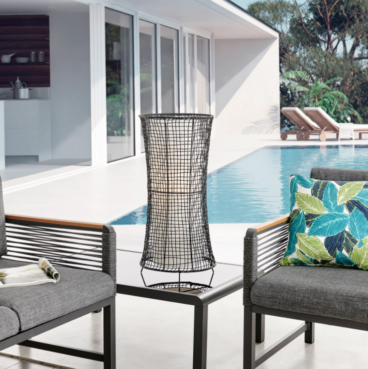 Cleavon Modern Rattan Outdoor Wireless Table Lamp