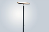 Monet Dimmable Modern LED Torchiere Floor Lamp - Brushed Nickel or Silver