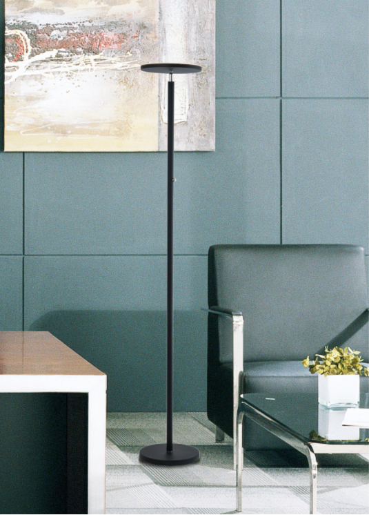 Monet Dimmable Modern LED Torchiere Floor Lamp Practical Props