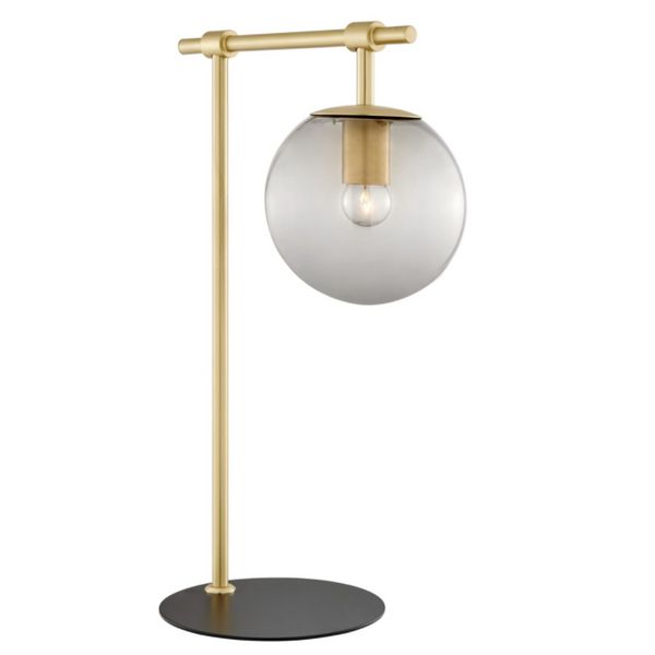 Lencho Smoked Globe Table Lamp