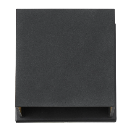 Lightgate Square Architectural LED Exterior Sconce - Matte Black or Matte White