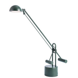 Halotech Retro LED Desk Lamp - 1980s 1990s Halogen-Style Weighted Arm Task Lamp by Lite Source