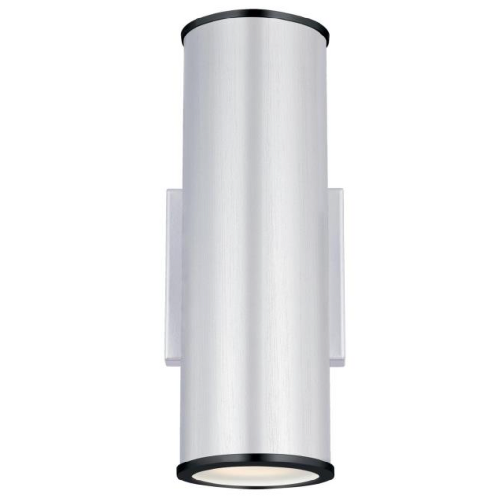 Mayslick Dimmable LED Exterior Wall Sconce - Outdoor 2-light Up-Down ...