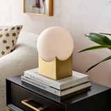 Oksena Opal Globe Accent Lamp