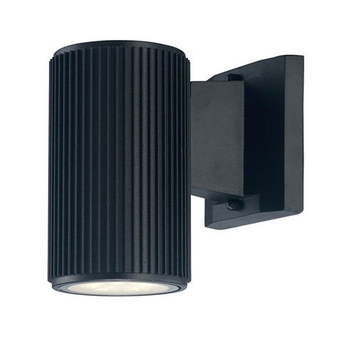 Lilly LED Compact Downlight Ribbed Exterior Pocket Wall Sconce 