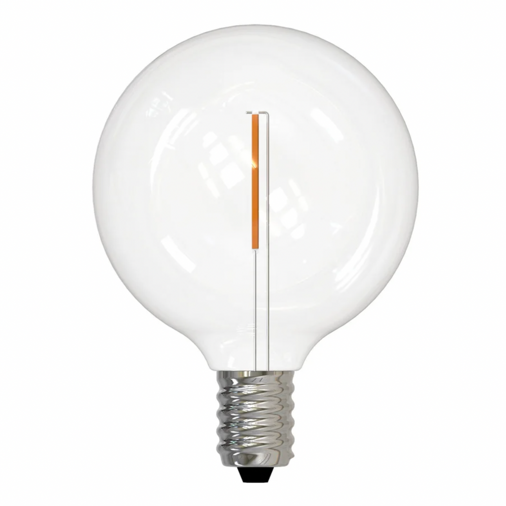 LED G16 Clear Round Sputnik Globe Light Bulbs Practical Props