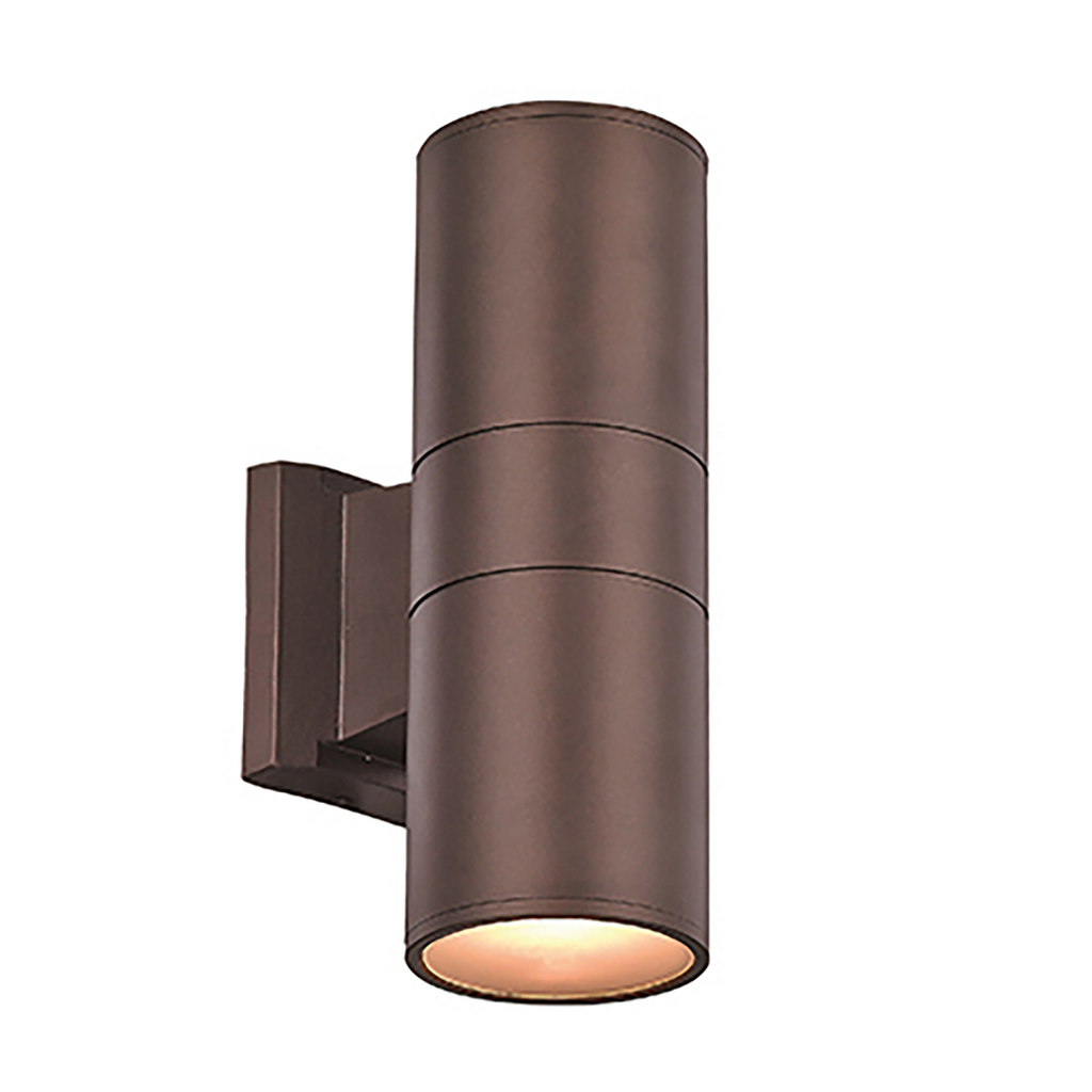 LED Up-Down Cylinder Exterior Compact Pocket Wall Sconce - Retro ...