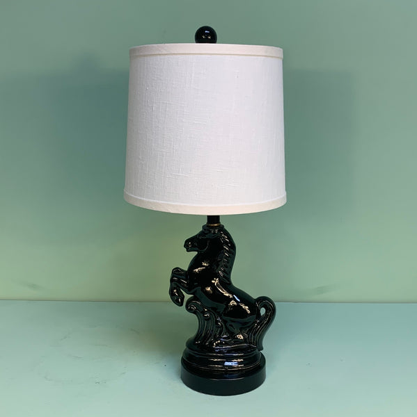 Ceramic Stallion Accent Lamp
