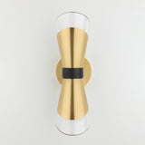 Angie 2-Light Wall Sconce in Modern Brass