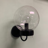 Vintage Exterior Modern Clear Globe Wall Sconce