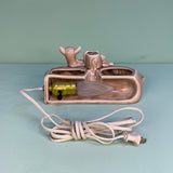 Leaping Gazelle or Dear Vintage Ceramic TV Accent Lamp - Practical Props