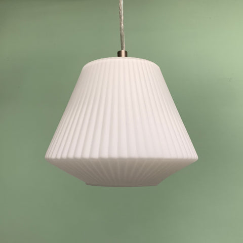 Retro Ribbed Glass Modern Mini Pendant by Westinghouse