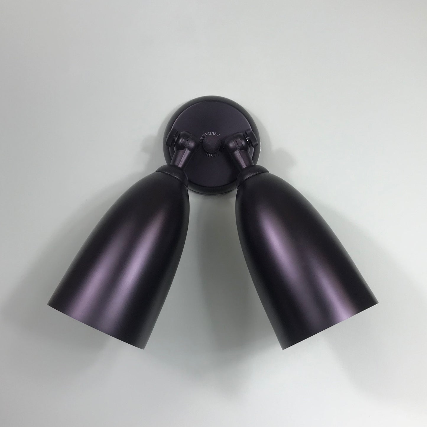 Remcraft 2071 Exterior Double Bullet Wall Sconce in Satin Black
